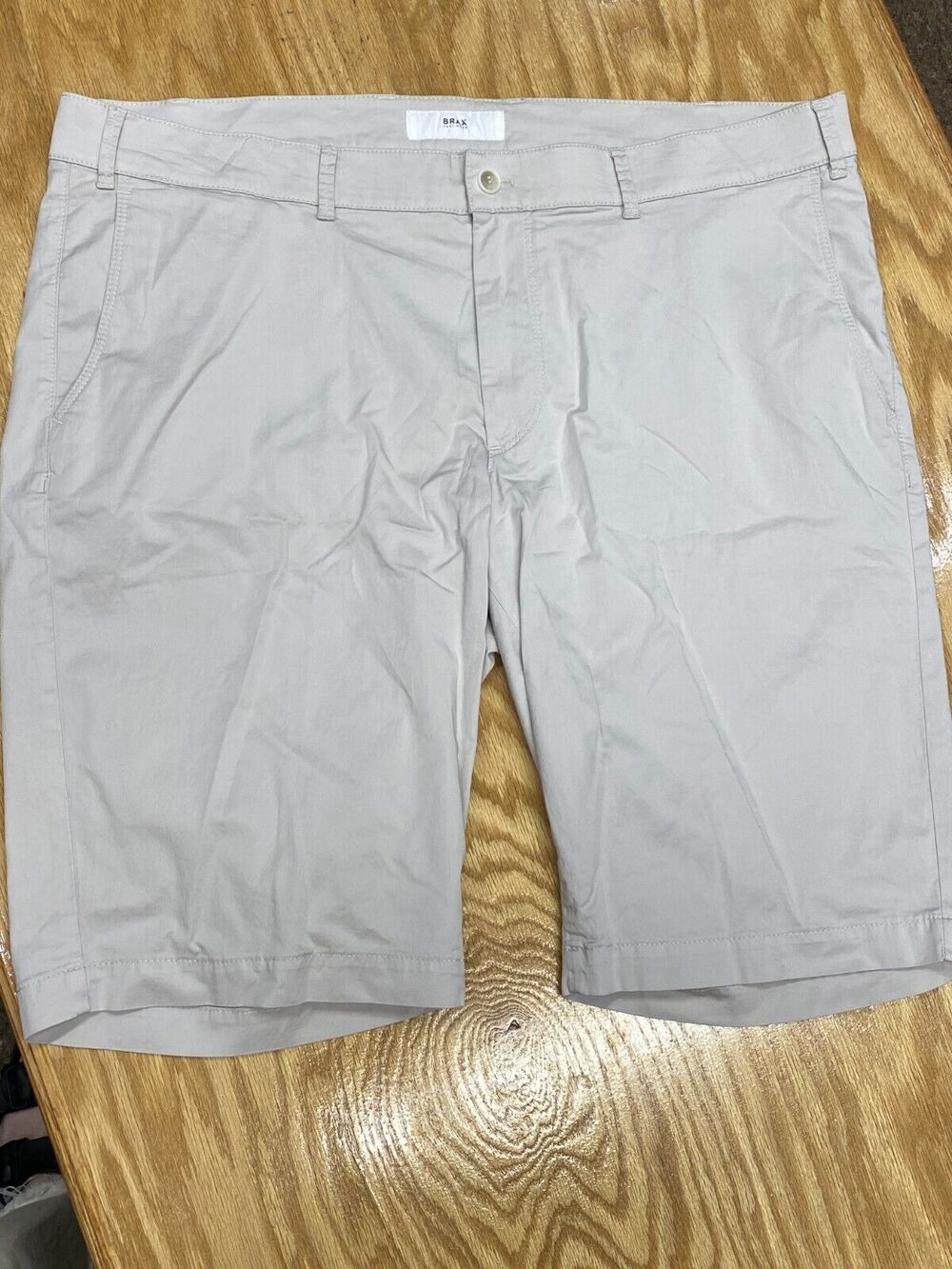 Brax Feel Good Bozen Shorts Men's 34 Cotton Flat Front Slash Pockets A37